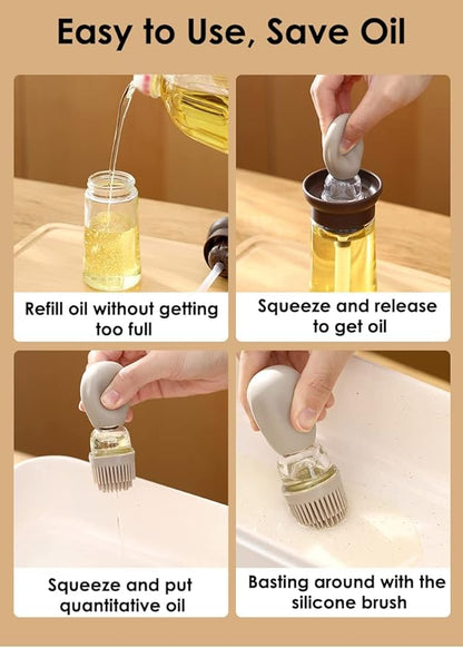 Daymio™ Oil Dispenser with Silicone Brush